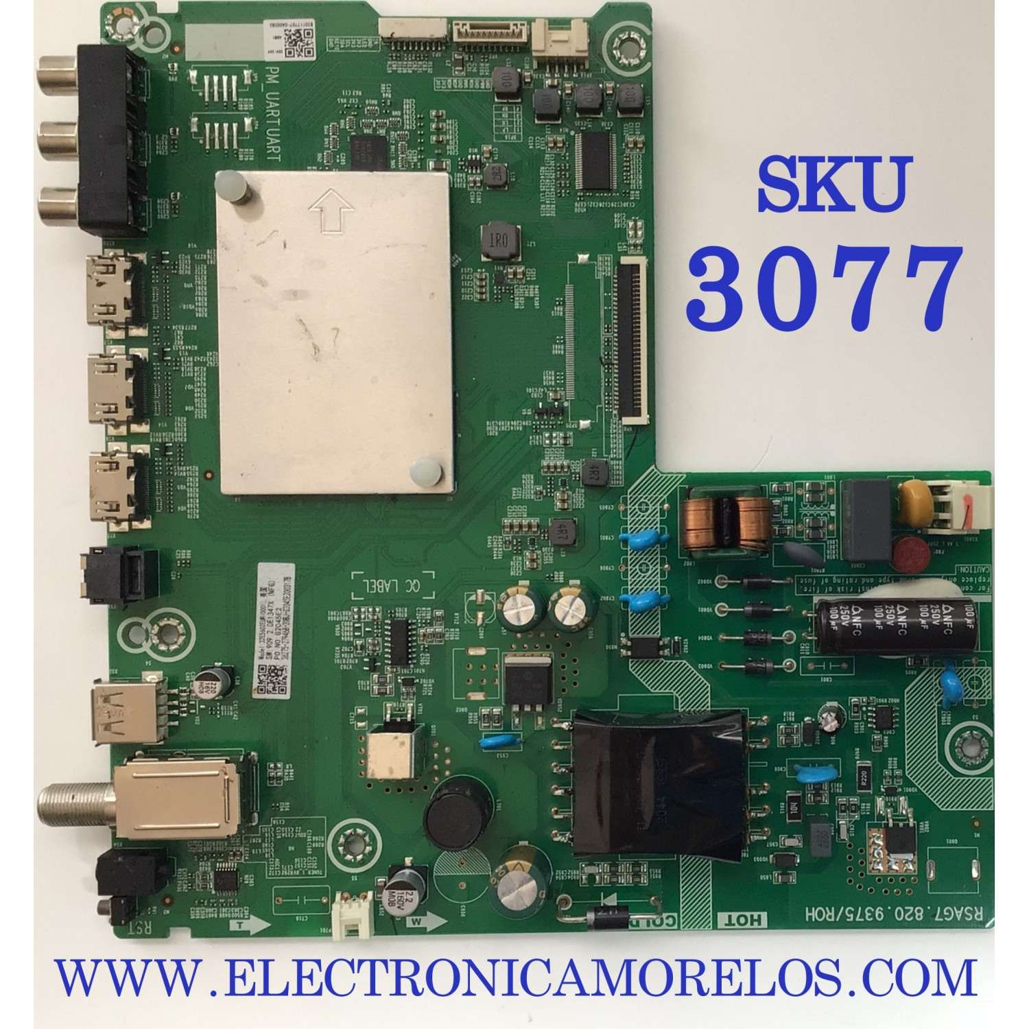 MAIN FUENTE PARA TV HISENSE / NUMERO DE PARTE 279468 / RSAG7.820.9375/ROH / 200317 / 32E5602EUR / G2045E2 / 36275-279468-20BJ / PANEL JHD315V1H01-TXL1/S0/GM/ROH / MODELO 32H4030F1 - Imagen 1